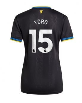 Billige Fotballdrakt Manchester United Leny Yoro #15 Replika Tredjedrakt Dame 2025-26 Kortermet Billige Fotballdrakt Manchester United Leny Yoro #15 Replika Tredjedrakt Dame 2025-26 Kortermet